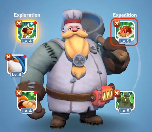 駐屯主の英雄のスキル